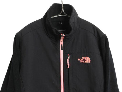 ノースフェイス デナリ ジャケット レディース S 古着 アウトドア フリース ナイロン ジャンパー フルジップ ブルゾン ハイネック ブラック