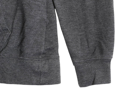 ノースフェイス プリント スウェット フード パーカー レディース М トレーナー プルオーバー 裏起毛 アウトドア 星条旗 トップス グレー