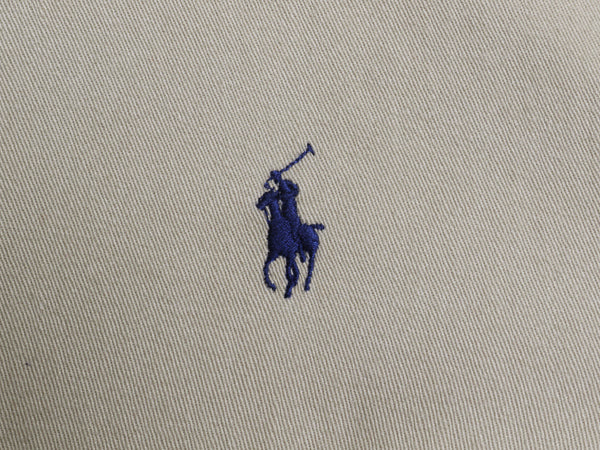 90s ラルフローレン 長袖 ボタンダウン シャツ メンズ L 古着 オールド ポロ 長袖シャツ ワンポイント コットン チノ シンプル ワイシャツ