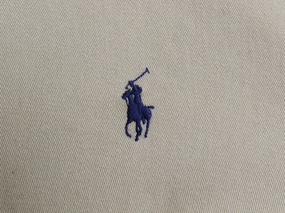 90s ラルフローレン 長袖 ボタンダウン シャツ メンズ L 古着 オールド ポロ 長袖シャツ ワンポイント コットン チノ シンプル ワイシャツ