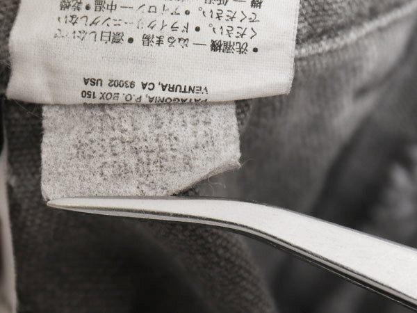 90s パタゴニア スタンドアップ ショーツ レディース S 程/ 99年製 オールド アウトドア ショートパンツ 短パン キャンバス ダック 濃灰
