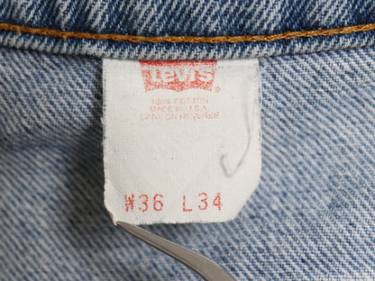 90s USA製 リーバイス 517 ブーツカット デニム パンツ 36 34 オールド ジーンズ ジーパン フレア ヒゲ ダメージ クラッシュ オレンジタブ