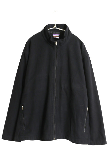 パタゴニア マイクロ シンチラ フリース ジャケット メンズ XL 07年製 アウトドア ブルゾン ハイネック フルジップ 大きいサイズ ブラック