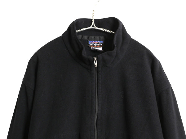 パタゴニア マイクロ シンチラ フリース ジャケット メンズ XL 07年製 アウトドア ブルゾン ハイネック フルジップ 大きいサイズ ブラック