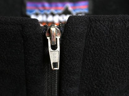 パタゴニア マイクロ シンチラ フリース ジャケット メンズ XL 07年製 アウトドア ブルゾン ハイネック フルジップ 大きいサイズ ブラック