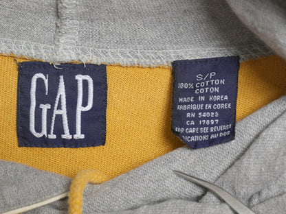 90s オールド ギャップ フード付き 長袖 Tシャツ メンズ S ロンT パーカー ラガーシャツ 素材 ヘビーウェイト プルオーバー ロングスリーブ