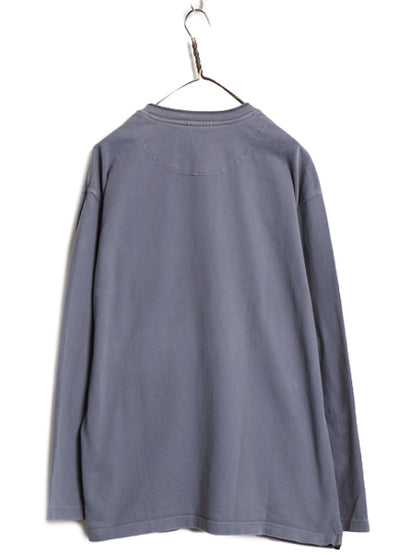90s コロンビア ヘンリーネック 長袖 Tシャツ メンズ XL / オールド 無地 ロンT カットソー ロングスリーブ ヘビーウェイト 大きいサイズ