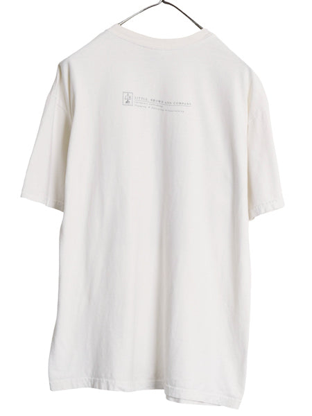 00s アート イラスト 両面 プリント 半袖 Tシャツ メンズ レディース L / オールド キャラクター メッセージ グラフィック ヘビーウェイト