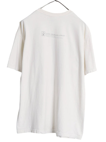 00s アート イラスト 両面 プリント 半袖 Tシャツ メンズ レディース L / オールド キャラクター メッセージ グラフィック ヘビーウェイト