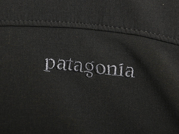 パタゴニア アズ ジャケット メンズ XL / 13年製 アウトドア ソフトシェル フリース ライナー付き フルジップ ハイネック 大きいサイズ 黒