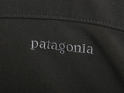 パタゴニア アズ ジャケット メンズ XL / 13年製 アウトドア ソフトシェル フリース ライナー付き フルジップ ハイネック 大きいサイズ 黒