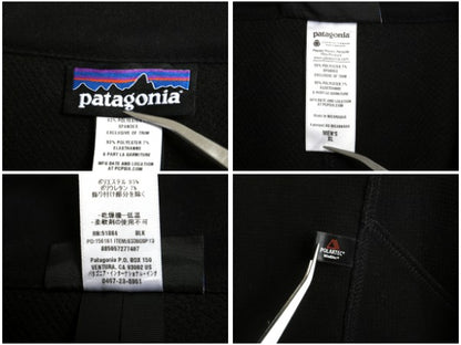 パタゴニア アズ ジャケット メンズ XL / 13年製 アウトドア ソフトシェル フリース ライナー付き フルジップ ハイネック 大きいサイズ 黒