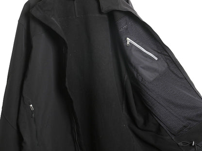 パタゴニア アズ ジャケット メンズ XL / 13年製 アウトドア ソフトシェル フリース ライナー付き フルジップ ハイネック 大きいサイズ 黒