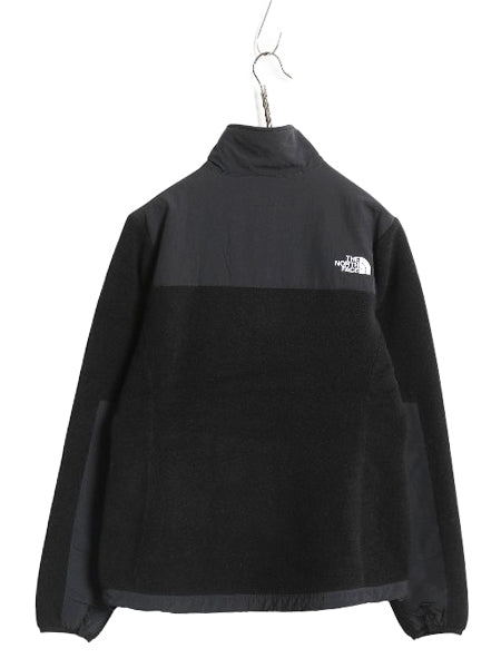 ノースフェイス デナリ ジャケット レディース M 古着 アウトドア フリース ナイロン ブルゾン ジャンパー フルジップ ハイネック ブラック