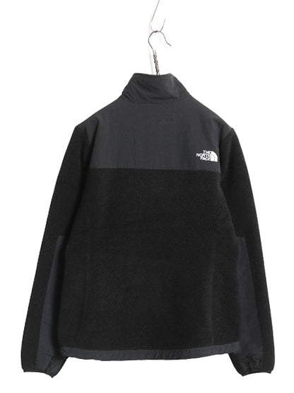 ノースフェイス デナリ ジャケット レディース M 古着 アウトドア フリース ナイロン ブルゾン ジャンパー フルジップ ハイネック ブラック