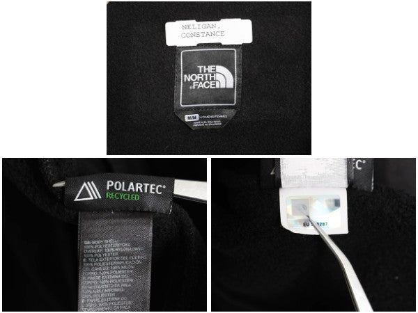 ノースフェイス デナリ ジャケット レディース M 古着 アウトドア フリース ナイロン ブルゾン ジャンパー フルジップ ハイネック ブラック