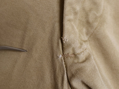 60s ★ 米軍実物 US ARMY コットン チノ パンツ 実寸 28 30 程/ 63年製 ヴィンテージ ミリタリー チノパン ノータック ストレート カーキ