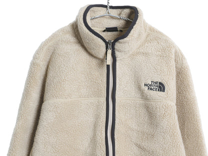 ノースフェイス フルジップ パイル フリース ジャケット メンズ XL / 古着 アウトドア ボア ジャンパー ブルゾン ハイネック 大きいサイズ
