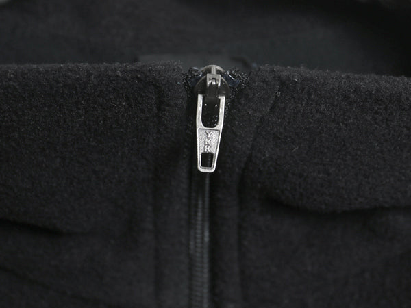 パタゴニア マイクロD ハーフジップ フリース プルオーバー レディース S 11年製 ロンT 長袖 Tシャツ ハイネック アウトドア 企業 ブラック