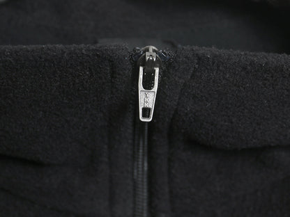 パタゴニア マイクロD ハーフジップ フリース プルオーバー レディース S 11年製 ロンT 長袖 Tシャツ ハイネック アウトドア 企業 ブラック