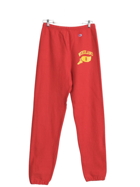 90s USA製 チャンピオン リバースウィーブ スウェット パンツ メンズ レディース M / オールド ウィングフット プリント トレーナー 裏起毛