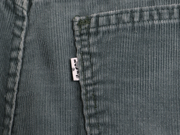 80s USA製 リーバイス 519 コーデュロイ パンツ メンズ 36 33 / ヴィンテージ スリム ストレート 細畝 コーズ ボトムス 42 TALON ボトムス