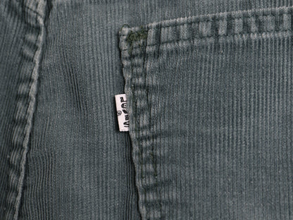 80s USA製 リーバイス 519 コーデュロイ パンツ メンズ 36 33 / ヴィンテージ スリム ストレート 細畝 コーズ ボトムス 42 TALON ボトムス