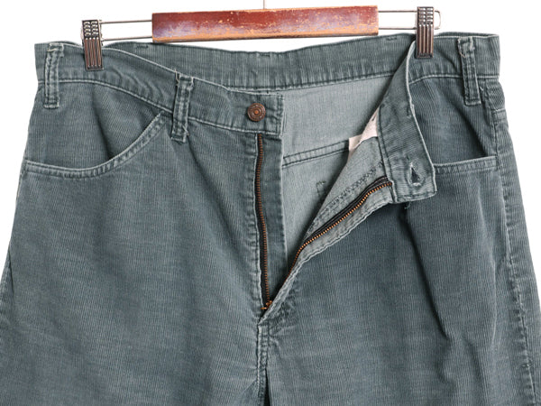 80s USA製 リーバイス 519 コーデュロイ パンツ メンズ 36 33 / ヴィンテージ スリム ストレート 細畝 コーズ ボトムス 42 TALON ボトムス