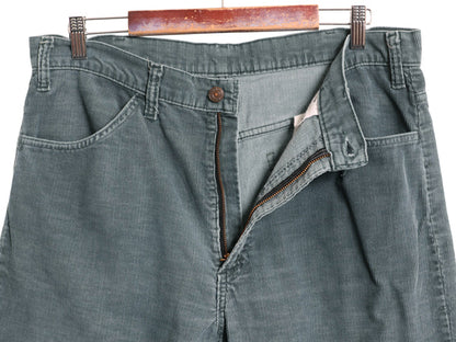 80s USA製 リーバイス 519 コーデュロイ パンツ メンズ 36 33 / ヴィンテージ スリム ストレート 細畝 コーズ ボトムス 42 TALON ボトムス