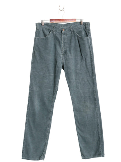 80s USA製 リーバイス 519 コーデュロイ パンツ メンズ 36 33 / ヴィンテージ スリム ストレート 細畝 コーズ ボトムス 42 TALON ボトムス