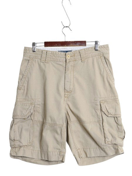 00s ポロ ラルフローレン カーゴ ショーツ メンズ 33 / 古着 オールド ヴィンテージ 加工 ショートパンツ チノ ミリタリー タイプ M65 M51