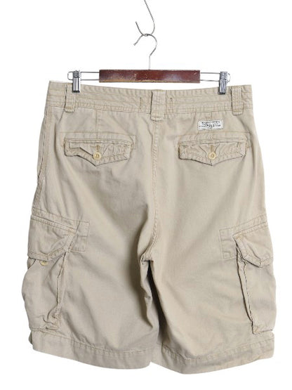 00s ポロ ラルフローレン カーゴ ショーツ メンズ 33 / 古着 オールド ヴィンテージ 加工 ショートパンツ チノ ミリタリー タイプ M65 M51