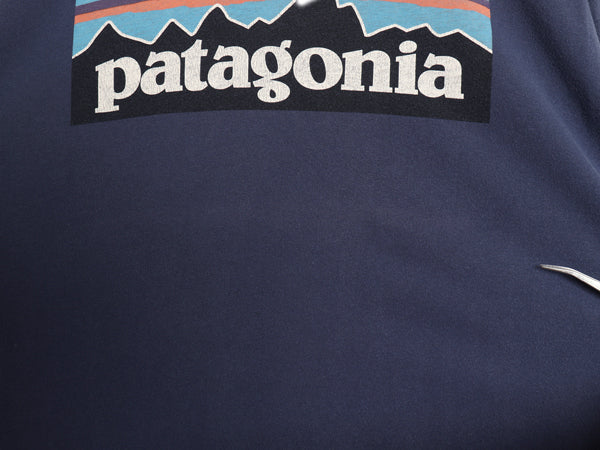 USA製 パタゴニア 両面 プリント 長袖 Tシャツ メンズ XXL ロンT ロングスリーブ P6 バックプリント ボックスロゴ カットソー 大きいサイズ