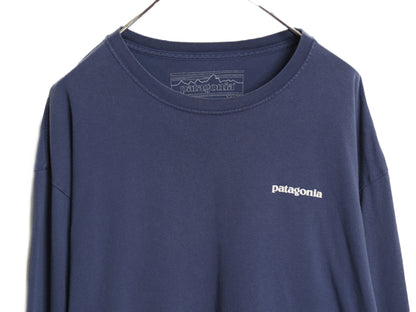 USA製 パタゴニア 両面 プリント 長袖 Tシャツ メンズ XXL ロンT ロングスリーブ P6 バックプリント ボックスロゴ カットソー 大きいサイズ