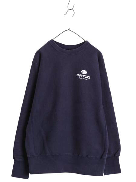 90s USA製 キャンバー プリント スウェット メンズ L / オールド トレーナー 裏起毛 ヘビーウェイト ワンポイント 企業 ロゴ クルーネック