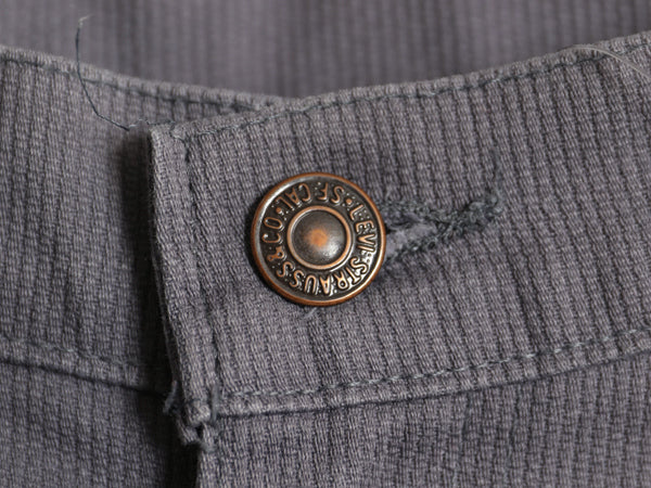 80s USA製 ★ リーバイス 517 スタプレ フレア パンツ メンズ 34 30 / ヴィンテージ ピケ ブーツカット スラックス ボトムス 42タロン 灰