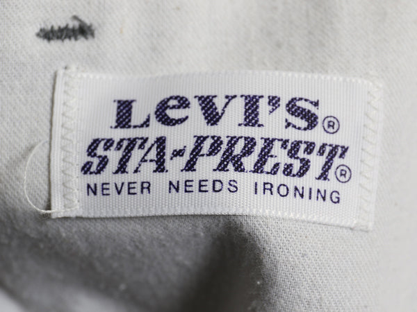 80s USA製 ★ リーバイス 517 スタプレ フレア パンツ メンズ 34 30 / ヴィンテージ ピケ ブーツカット スラックス ボトムス 42タロン 灰