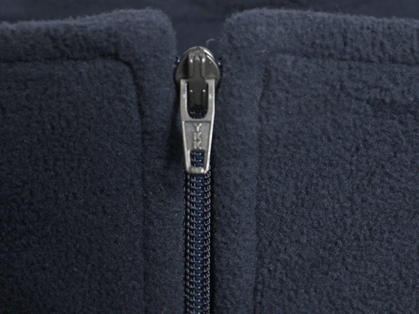 パタゴニア マイクロD ハーフジップ フリース プルオーバー レディース XL 18年製 ロンT 長袖 Tシャツ ハイネック 大きいサイズ 企業物 紺