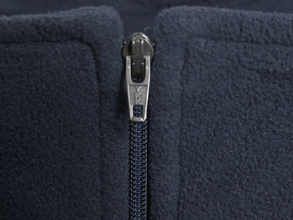 パタゴニア マイクロD ハーフジップ フリース プルオーバー レディース XL 18年製 ロンT 長袖 Tシャツ ハイネック 大きいサイズ 企業物 紺