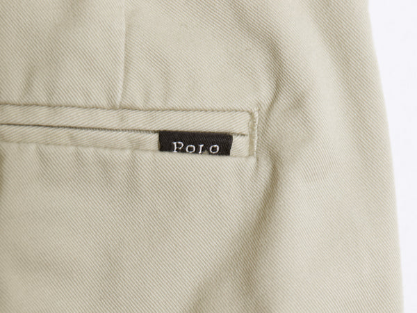 ポロ ラルフローレン チノ パンツ メンズ 33 30 / STRETCH SLIM FIT スラックス ノータック ストレート アーミー タイプ チノパン ボトムス