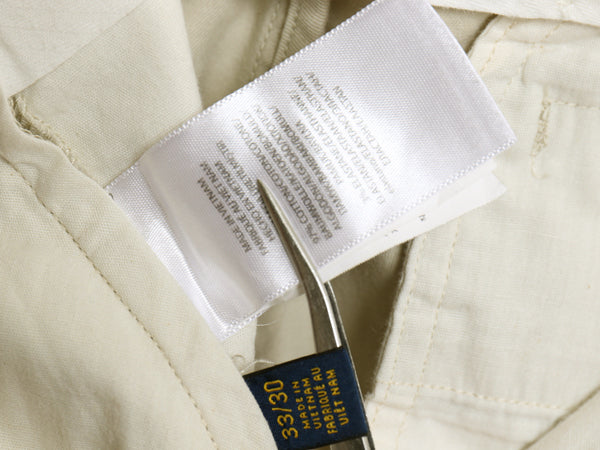 ポロ ラルフローレン チノ パンツ メンズ 33 30 / STRETCH SLIM FIT スラックス ノータック ストレート アーミー タイプ チノパン ボトムス