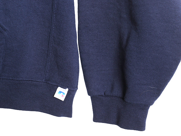 00s ラッセル 無地 フルジップ スウェット フード パーカー メンズ レディース XXL オールド トレーナー ワンポイント 裏起毛 大きいサイズ