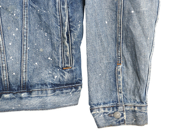 デニム&サプライ ラルフローレン デニム ジャケット メンズ XXL ポロ ヴィンテージ 加工 ジージャン 70506 タイプ トラッカー 大きいサイズ