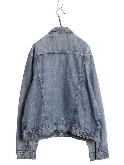 デニム&サプライ ラルフローレン デニム ジャケット メンズ XXL ポロ ヴィンテージ 加工 ジージャン 70506 タイプ トラッカー 大きいサイズ