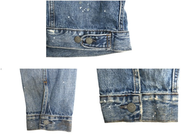 デニム&サプライ ラルフローレン デニム ジャケット メンズ XXL ポロ ヴィンテージ 加工 ジージャン 70506 タイプ トラッカー 大きいサイズ