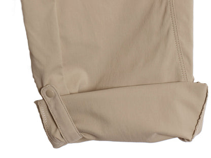 US企画 ノースフェイス アフロディーテ パンツ 6 レディース S 程 ストレッチ ナイロン ストレート クロップド ロールアップ 2WAY ベージュ