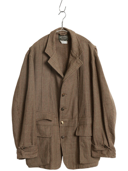 80s USA製 ★ ポロカントリー ラルフローレン ツイード ジャケット メンズ L ノーフォーク テーラード ハンティング ガンクラブ チェック
