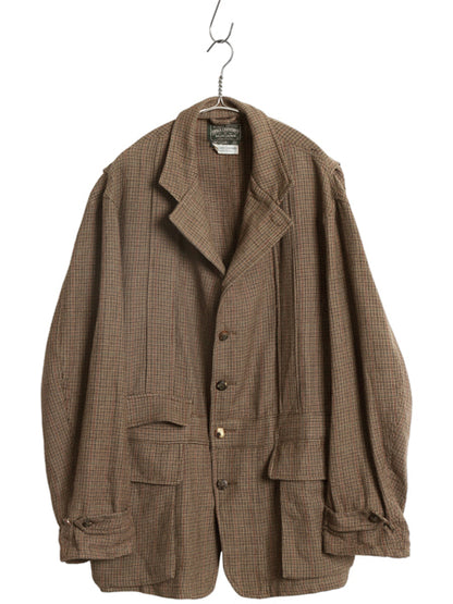 80s USA製 ★ ポロカントリー ラルフローレン ツイード ジャケット メンズ L ノーフォーク テーラード ハンティング ガンクラブ チェック