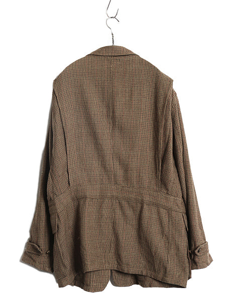 80s USA製 ★ ポロカントリー ラルフローレン ツイード ジャケット メンズ L ノーフォーク テーラード ハンティング ガンクラブ チェック