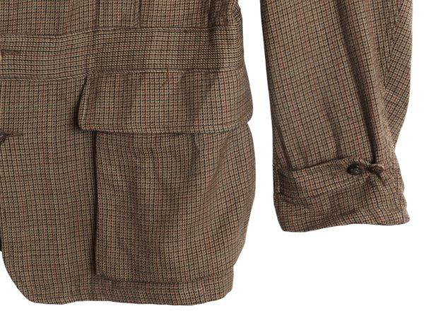 80s USA製 ★ ポロカントリー ラルフローレン ツイード ジャケット メンズ L ノーフォーク テーラード ハンティング ガンクラブ チェック